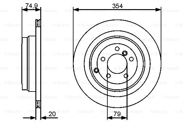FREN DISKI ARKA ADET LAND ROVER RANGE ROVER III 3.0 D-3.6 D-4.2-4.4 D-5.0 02-12