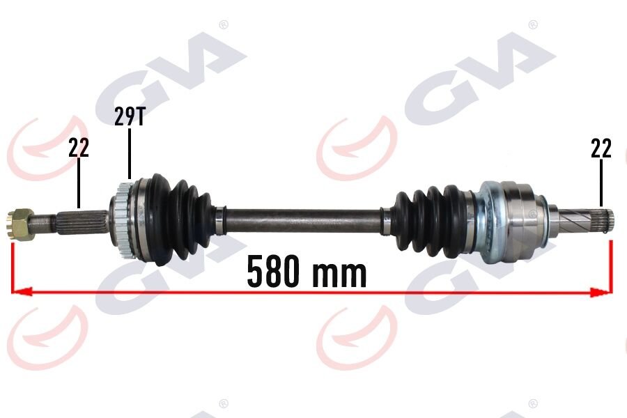 KOMPLE AKS SOL OPEL-MERIVA A 1.6 (03-10) ABS'Lİ (2...
