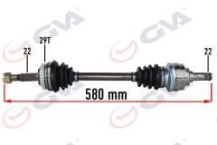 KOMPLE AKS SOL OPEL-MERIVA A 1.6 (03-10) ABS'Lİ (2...