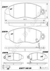 ON FREN BALATASI TRANSIT V184 01>06 A.CEKER