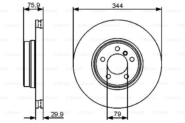 FREN DISKI ON ADET LAND ROVER RANGE ROVER III 3.0 D-4.4-3.6 D 02-12