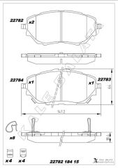 ÖN FREN BALATA TOYOTA C-HR 1,2L 8NRFTS NGX10 16-&g...