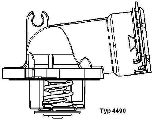 TERMOSTAT 87 °C MERCEDES OM642 W203 W204 C219 W211...