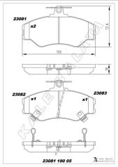 BALATA ÖN H-100 MİNİBÜS/OTOBÜS-PANELVAN/VAN-PALATF...