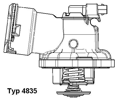 TERMOSTAT 87 °C MERCEDES OM642 W204 S204 C219 W211...