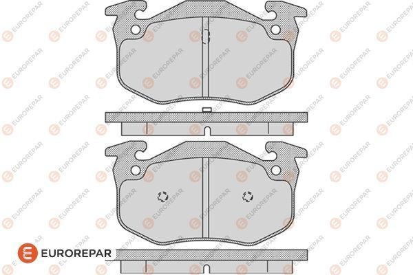 FREN BALATASI ARKA (DISKLI FREN) 106 205GTI 206 SAXO XSARA B.M 91-