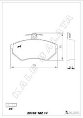 BALATA ÖN IBIZA-CORDOBA 1.8-TOLEDO I 93-99