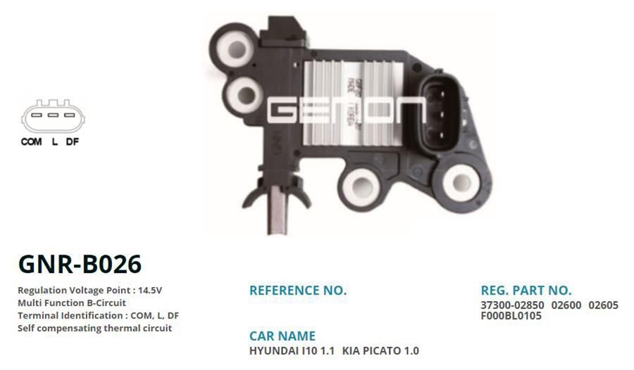 12V HYUNDAI I10 1.1-KIA PICATO 1.0 (COM. L. DF)