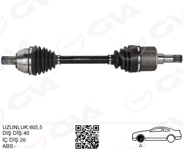 ÖN AKS KOMPLE SOL FORD MONDEO 2.0 TDCI-1.6 TDCI  ...