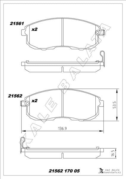 ÖN FREN BALATA NISSAN JUKE 1.6L HR16DE DIG-T F15 1...