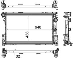 MOTOR SU RADYATORU MERCEDES W204 S204 C204 C218 W2...