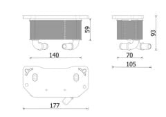 YAG SOGUTUCU RADYATORU VOLVO S90 V90 XC90 15-