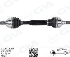 ÖN AKS KOMPLE SOL VOLVO XC60 I 10>15 D3-D4-T5-T...