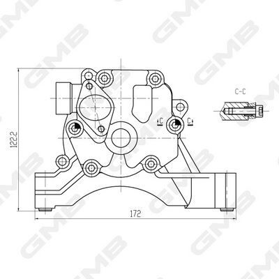 YAG POMPASI GOLF5-JETTA-PASSAT BAG-BLF-BLP 1,6 FSI  04-10