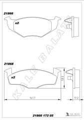 BALATA ÖN AROSA-CORDOBA 95-99