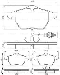FREN BALATASI ON GOLF4-GOLF5-JETTA-BORA-POLO-A3-LEON  97-