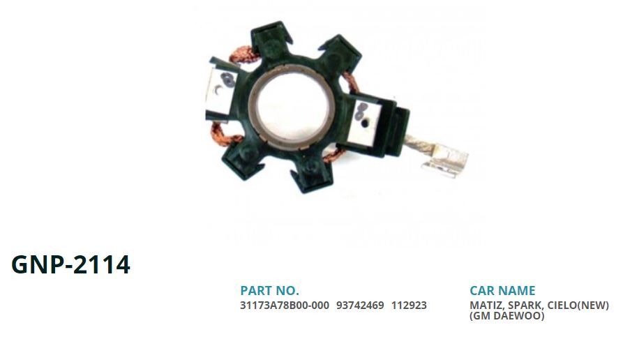 MARŞ KÖMÜR YATAĞI (YASTIĞI) 12V CHEVROLET AVEO-SPA...