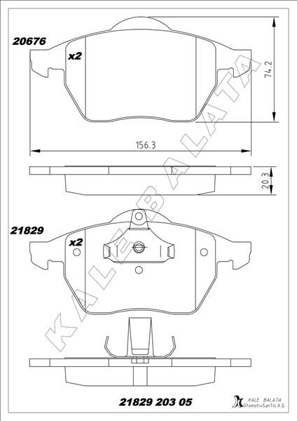 ÖN BALATA VECTRA B.2.0ı.2.5ı V6 (96/7.03) SAAB 900...