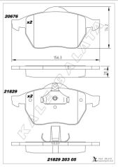 ÖN BALATA VECTRA B.2.0ı.2.5ı V6 (96/7.03) SAAB 900...