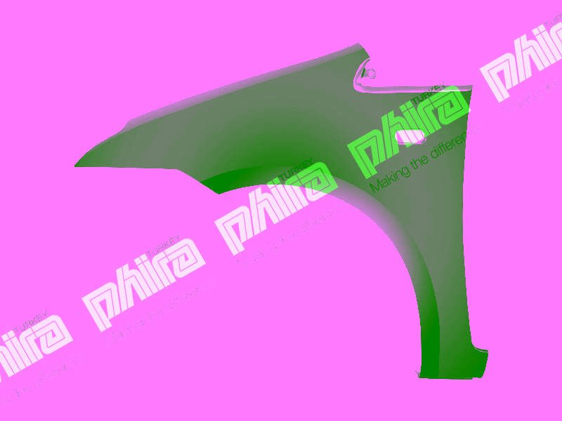 ÇAMURLUK ÖN SOL SİNYAL DELİKLİ SAC FORD C-MAX 2003...