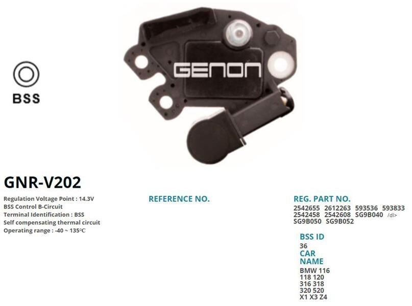 12V BMW 316-316I 1.6-1.8-318 1.8-2.0 (BSS)