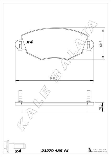 ON FREN BALATASI MONDEO III 00>07 JAGUAR X TYPE...