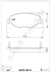 ON FREN BALATASI MONDEO III 00>07 JAGUAR X TYPE...