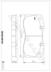 BALATA ÖN DAILY IV-V-VI-EURO CARGO I-III 06