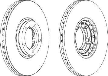 FREN DİSKİ ÖN FORD TRANSİT 92> T15-M15 (ÇAP: 27...