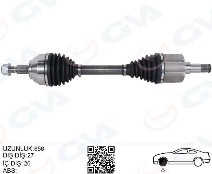 ON AKS KOMPLE SOL KUGA I 08>13 2.0 TDCI