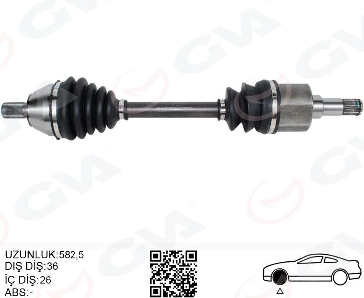 ÖN AKS KOMPLE SOL FORD FOCUS II 04>11 2.0 TDCI ...