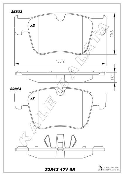 ÖN FREN BALATASI COMBO E 18> GRANDLAND 17> C...
