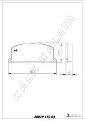 BALATA ÖN CAMRY-CARINA 13''- COROLLA-CORONA-CELİCA ...