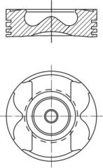 PISTON + SEGMAN 0.50 80.50mm MERCEDES OM622 W447 ....