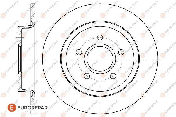 FREN DISKI ARKA [280 mm] FOCUS C-MAX VOLVO C30 C70 S40 V50 03-