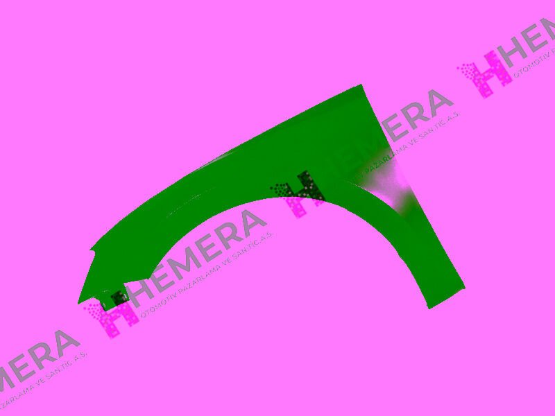 ÇAMURLUK ÖN SOL SAC SİNYAL DELİKSİZ SKODA SUPERB ...