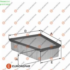 HAVA FILTRESI QASHQAI 07- 1.6 BENZINLI - 2.0 DIZEL / X-TRAIL 07- / RENAULT KOLEOS 07- DIZEL