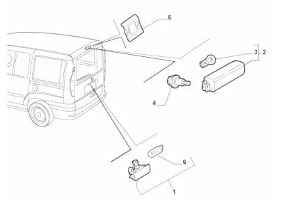 ARKA PLAKA LAMBASI DOBLO I-II-FIORINO-BIPPER-NEMO ...