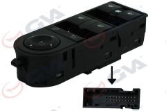 CAM AÇMA KAPAMA ANAHTARI SOL ASTRA H-ZAFİRA B (DÖR...