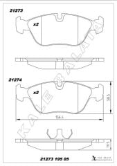 ÖN BALATA VOLVO 850 2.0 2.3 T5 2.5 91-96 S70 2.3 2...