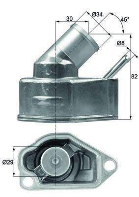 TERMOSTAT 92°C ASTRA F-G-H VECTRA A-B FRONTERA A X20XEV 92-