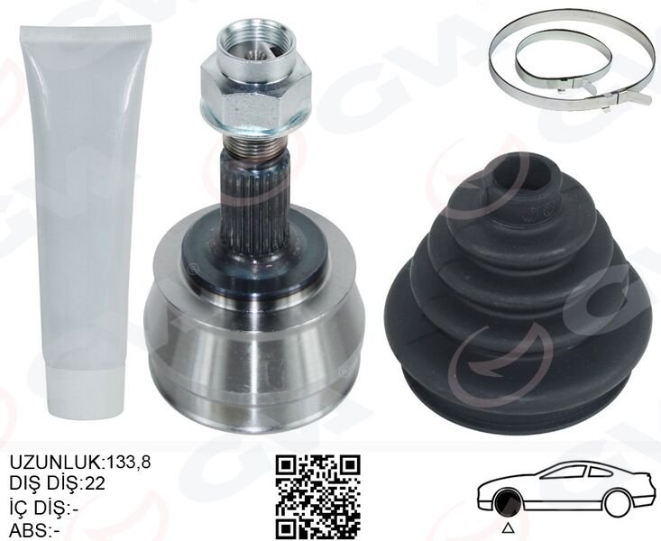 AKS KAFASI DIŞ CORSA D 06>14 COMBO D 12>14 A...
