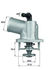 TERMOSTAT 92 °C ASTRA G X16XEL-Z16XE 98-10