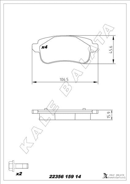 ARKA BALATA RENAULT MEGANE IV 15> ESPACE V 15&g...