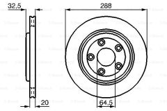 FREN DISKI ARKA JAGUAR S-TYPE II JB[AJV6] 02-