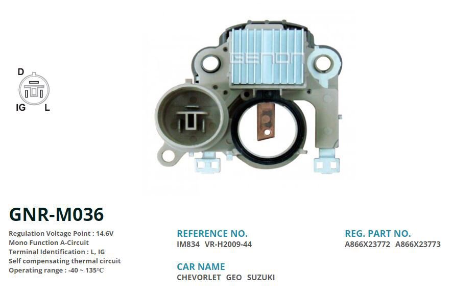 12V CHEVROLET-SUZUKI (L IG)