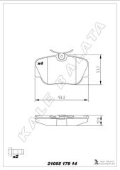FREN BALATASI ON MERCEDES W201 83>93