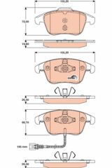 ÖN BALATA TIGUAN-Q3 10=>(GDB1762)