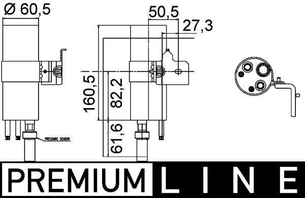 FIESTA BM BEHR KLİMA TÜPÜ   BHR 8FT 351 335-251