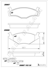 BALATA ÖN CORDOBA-IBIZA II-TOLEDO 93-99